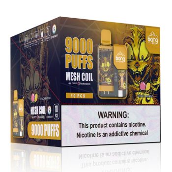 BANG Vape 9000 Puffs Peach Mango box 10pcs