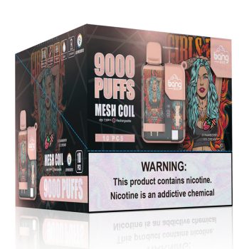 BANG Vape 9000 Puffs Strawberry Ice Cream box 10pcs