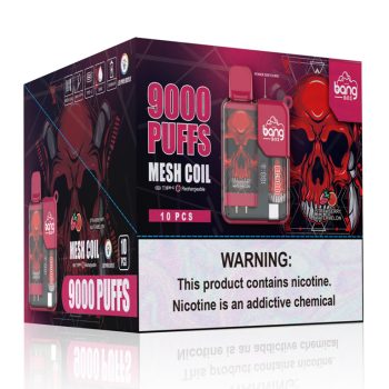 BANG Vape 9000 Puffs Strawberry Watermelon box 10pcs