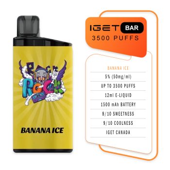 IGET Bar 3500 Puffs Banana Ice Specifications