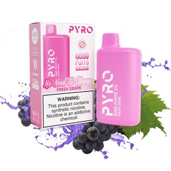 PYRO 6000 Puffs 5% Fresh Grape