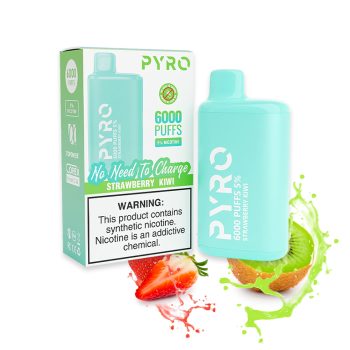 PYRO 6000 Puffs 5% Strawberry Kiwi