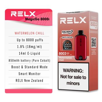 RELX MagicGo 8000 Puffs Watermelon Chill Specifications