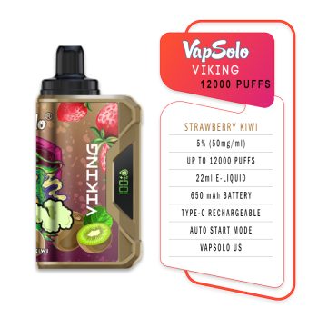 VapSolo 12000 Puffs Strawberry Kiwi Specifications