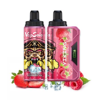 VapSolo 12000 Puffs Strawberry Raspberry Ice