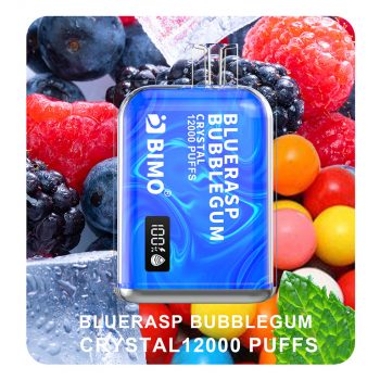 BIMO Crystal 12000 Puffs Blueberry Raspberry Bubblegum