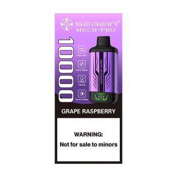 SEREIN MECHPRO 10000 Puffs Grape Raspberry